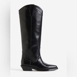 H&M Knee High Cowboy Boots
